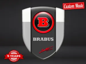 Brabus Rear Window Stickers Cars Edition Stylish Modern